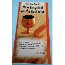 New Encyclical on the Eucharist